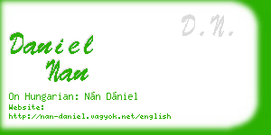 daniel nan business card