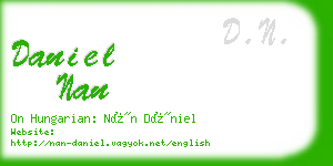 daniel nan business card